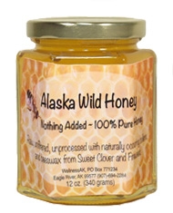 Alaska Wild Honey ~ Clear 12 oz