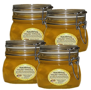 Alaska Wild Honey ~ Clear (4) 24 oz